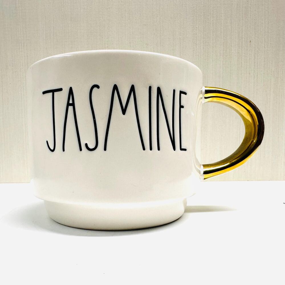 Retired Rae Dunn Princess Collection Coffee Tea Mug Jasmine